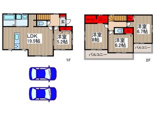 仮)KIS熊谷市新堀20期の物件間取画像